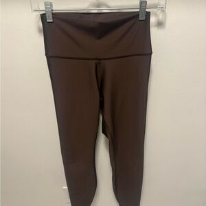 ALO Airlift Yoga Chocolate Brown Leggings